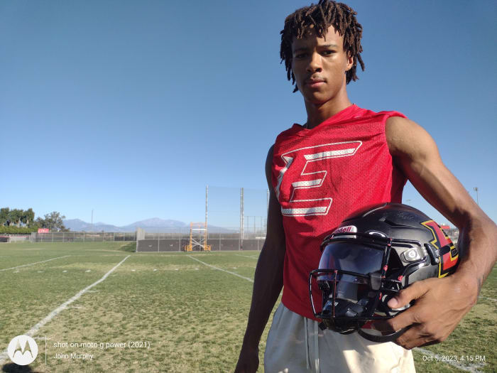 Etiwanda senior QB Dermicarus Davis closes out the regular season of his senior season Thursday against Damien.